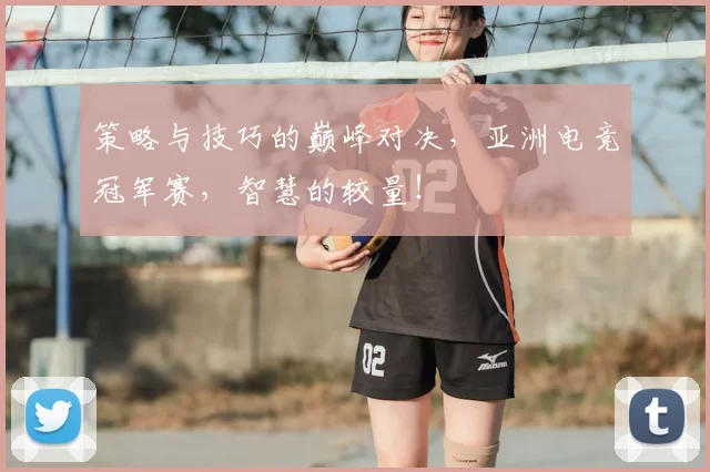策略与技巧的巅峰对决,亚洲电竞冠军赛,智慧的较量!