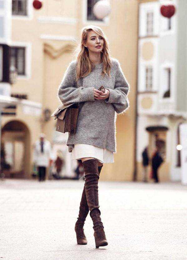 Chic and Comfy Sweater And Skirt Combos