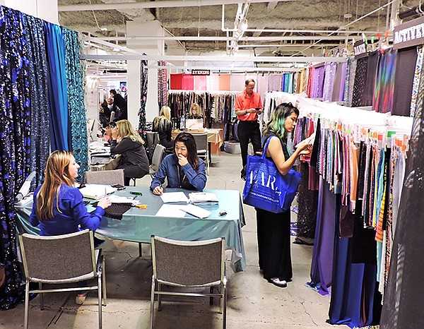 Light Traffic, Enthusiastic’ Buyers at LA Textile Show