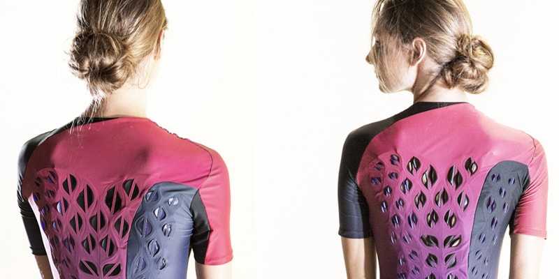 MIT scientists design moisture-responsive workout suit